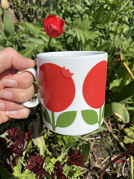 Mugg  (stapelbar) 30 cl, Lingon