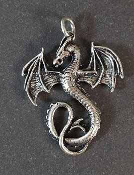Hänge i Silver - Drake, Stor