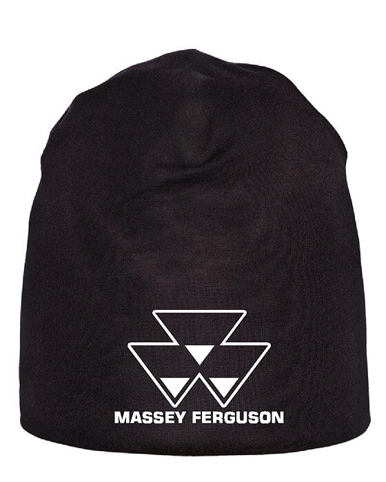Mössa Massey Ferguson  "Vit logo" - Svart