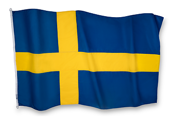 Svensk Svanen® flagga 200x125 cm (passande 8 m flaggstång)