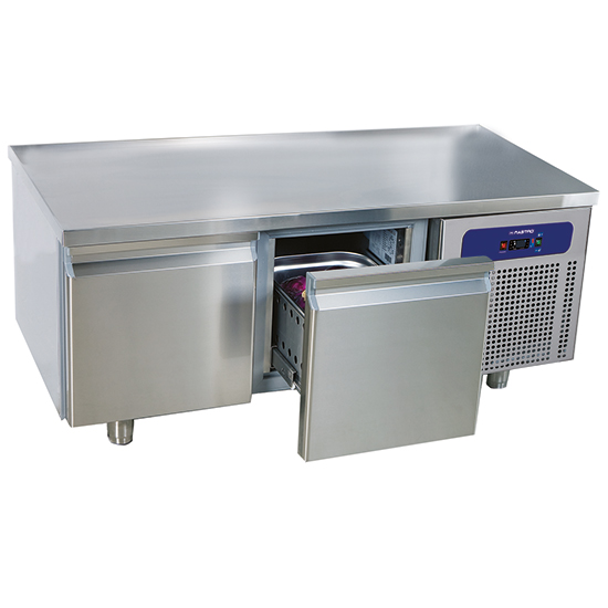 Grillkylbänk, 2 lådor 