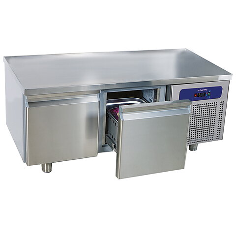 Grillkylbänk, 2 lådor 