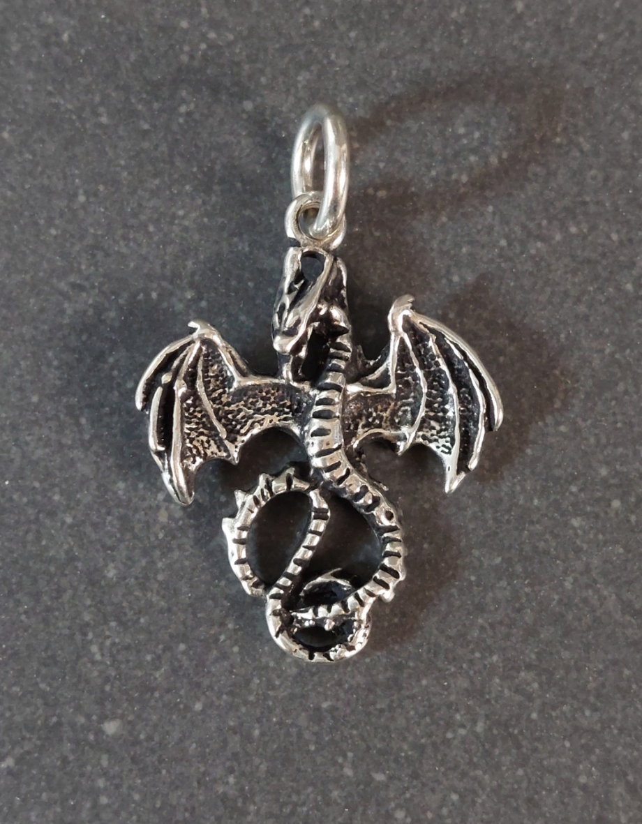 Hänge i Silver - Drake, Liten