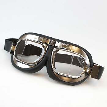 Motorradbrille helles Glas