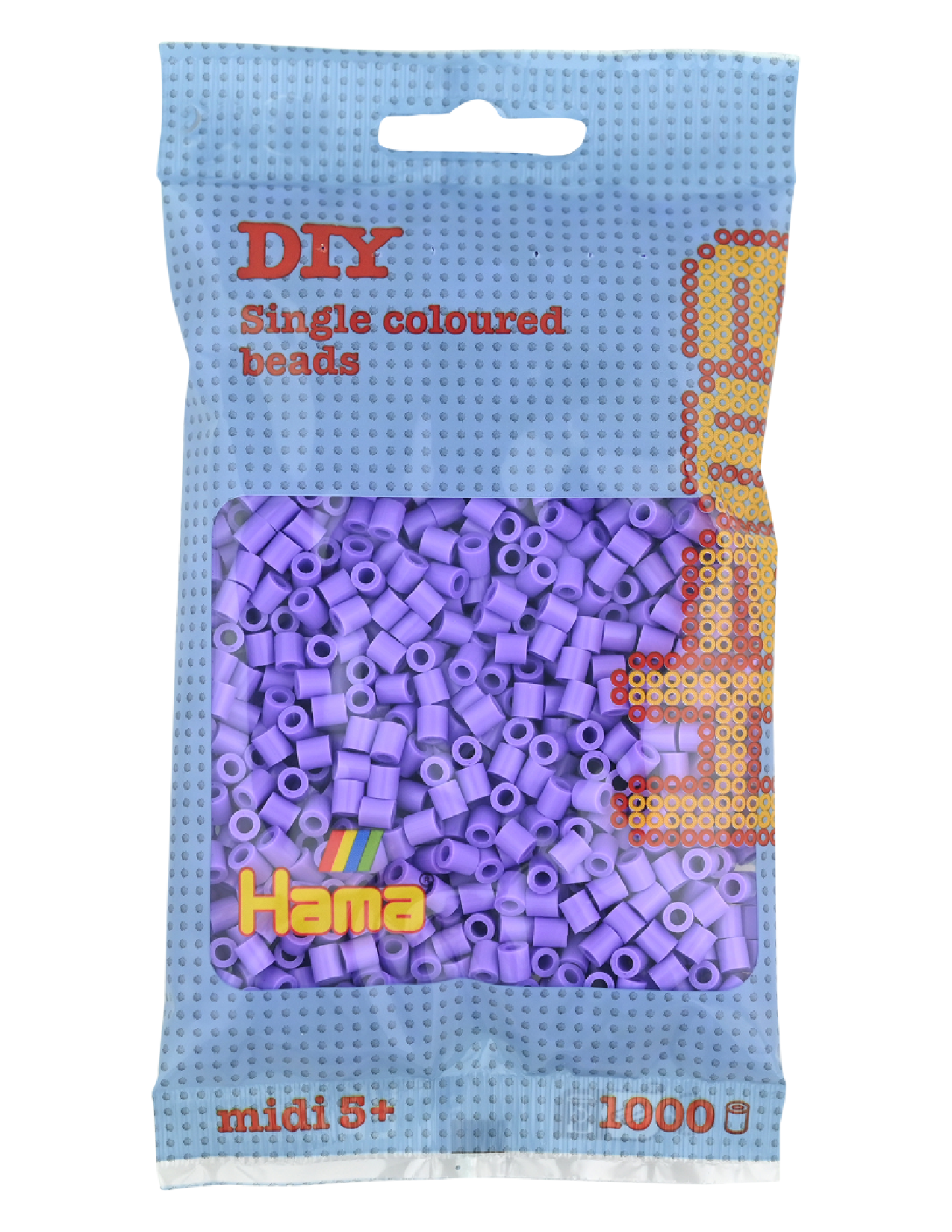 Hama 207-45 midi helmet 1000kpl pastelli violetti