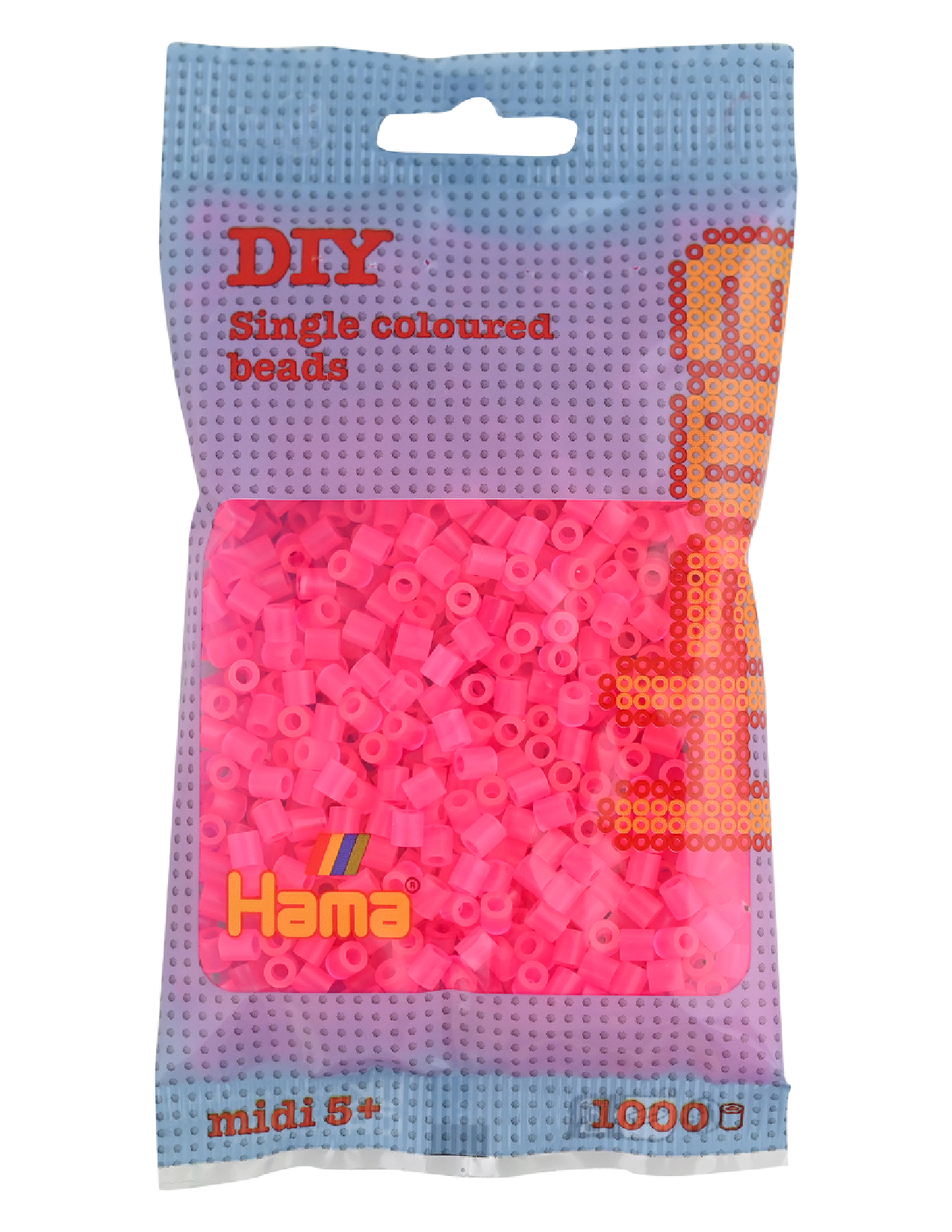 Hama 207-32 midi helmet 1000kpl fuksia