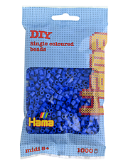Hama 207-36 midi helmet 1000kpl neon sininen