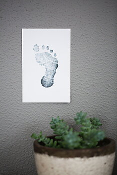 Clean-Touch Hand och Fotavtryck Svart