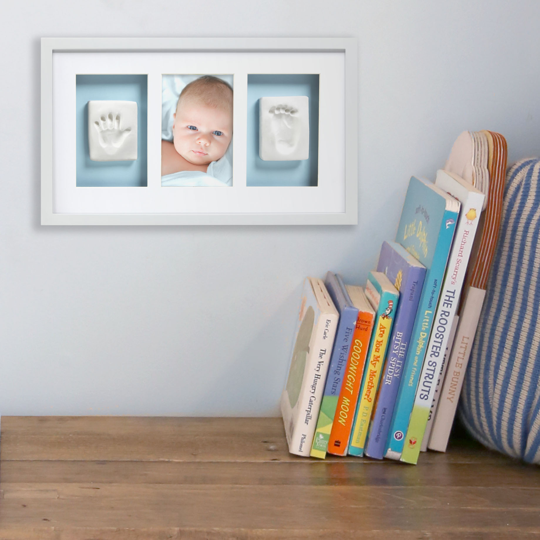 Babyprints Deluxe Wallframe Triple White - 2