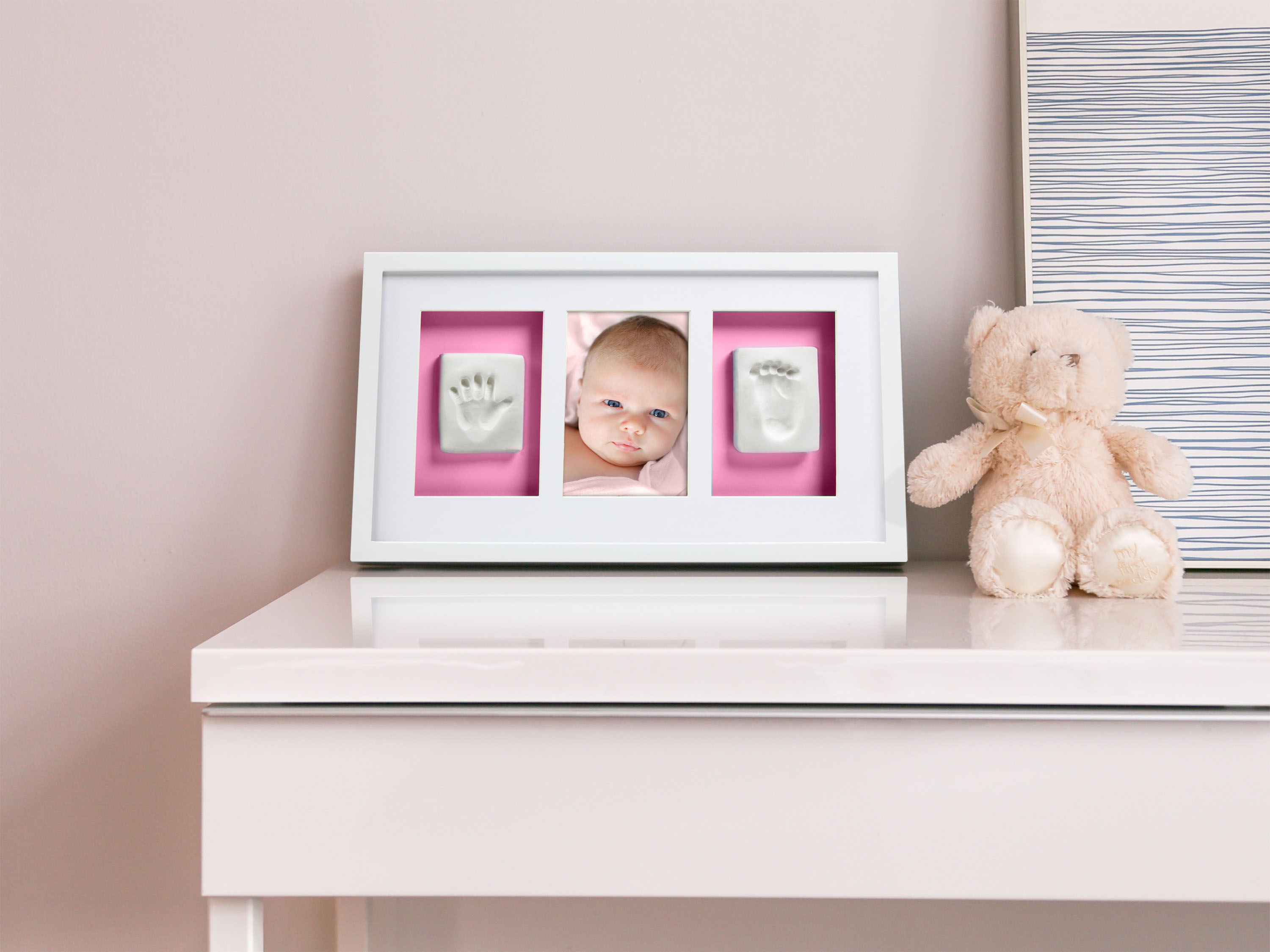 Babyprints Deluxe Wallframe Triple White - 4