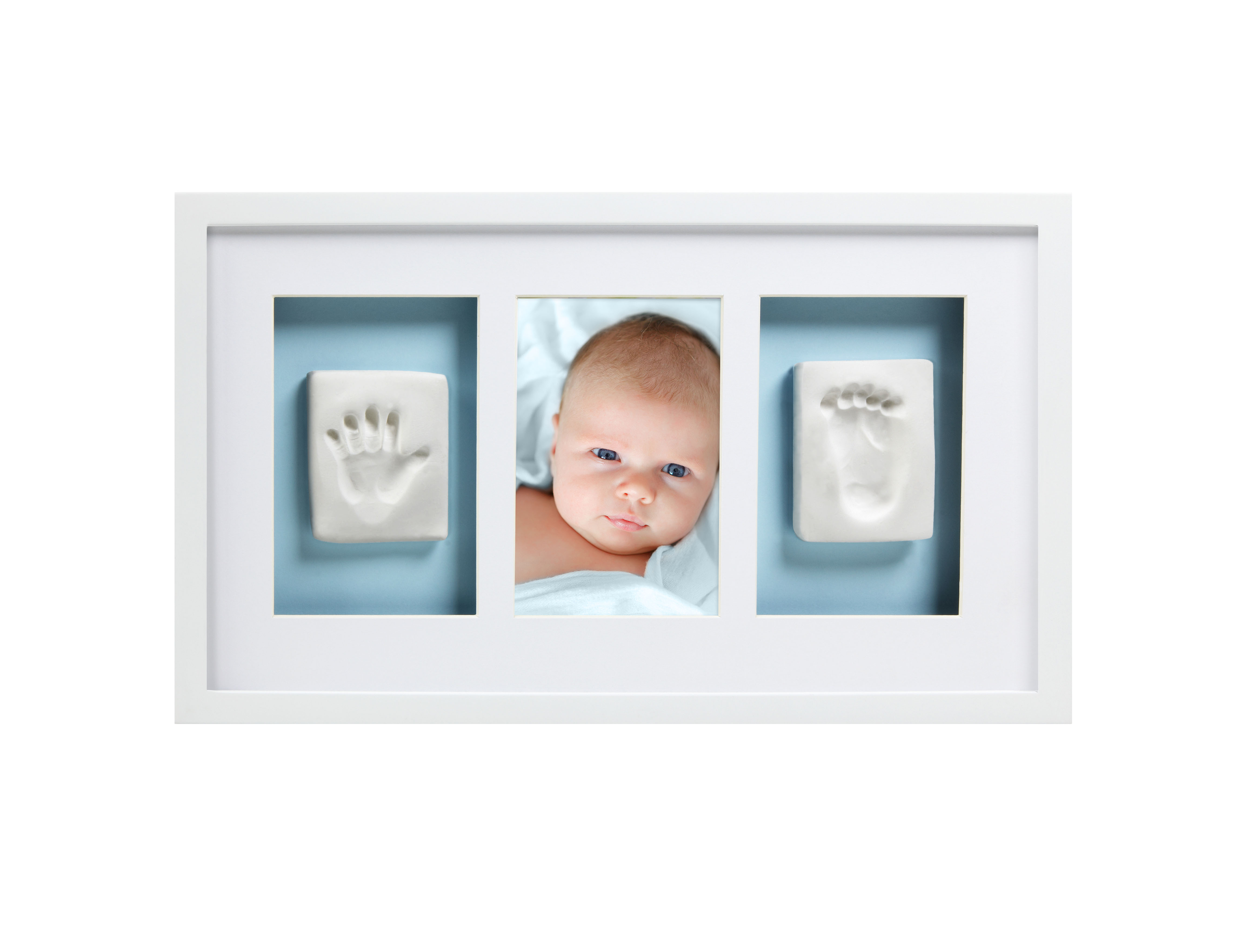 Babyprints Deluxe Wallframe Triple White - 5