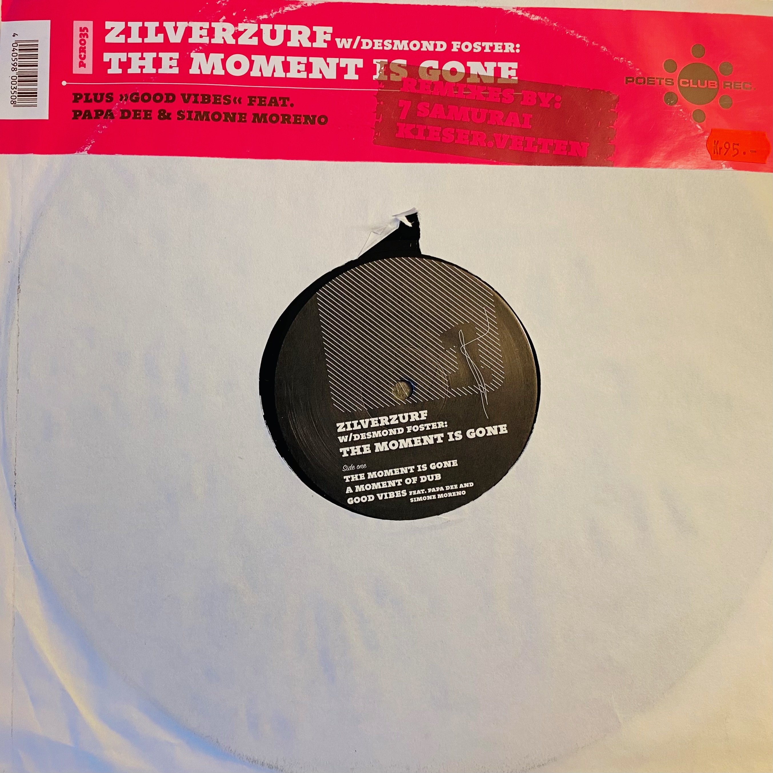 Zilverzurf feat. Desmond Foster  - The Moment Is Gone (Promo)