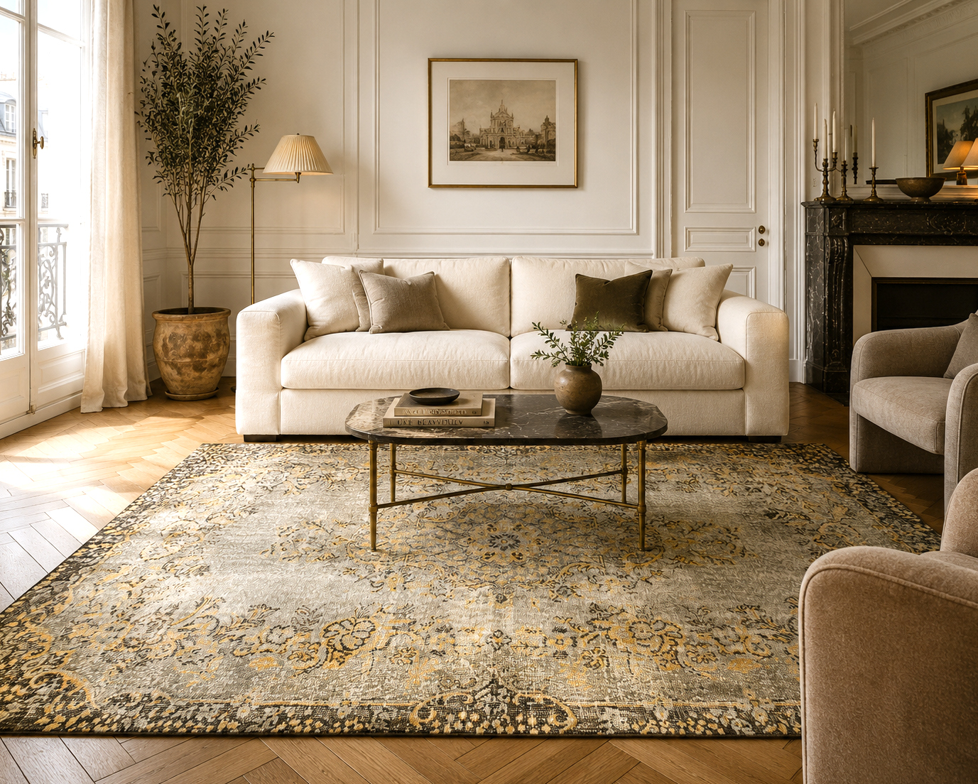 Unik vintage matta 180 x 285 cm