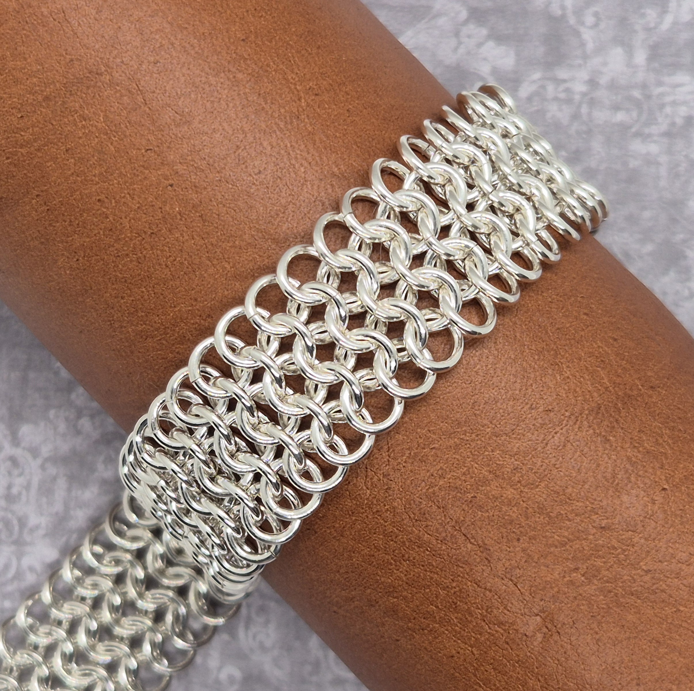 Brynjekedja - armband - 925 sterling silver - 2