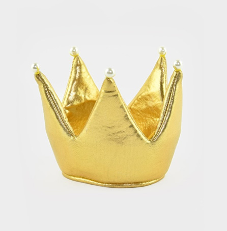 Maskeraddräkt   tygkrona i guld - den goda fen - 2