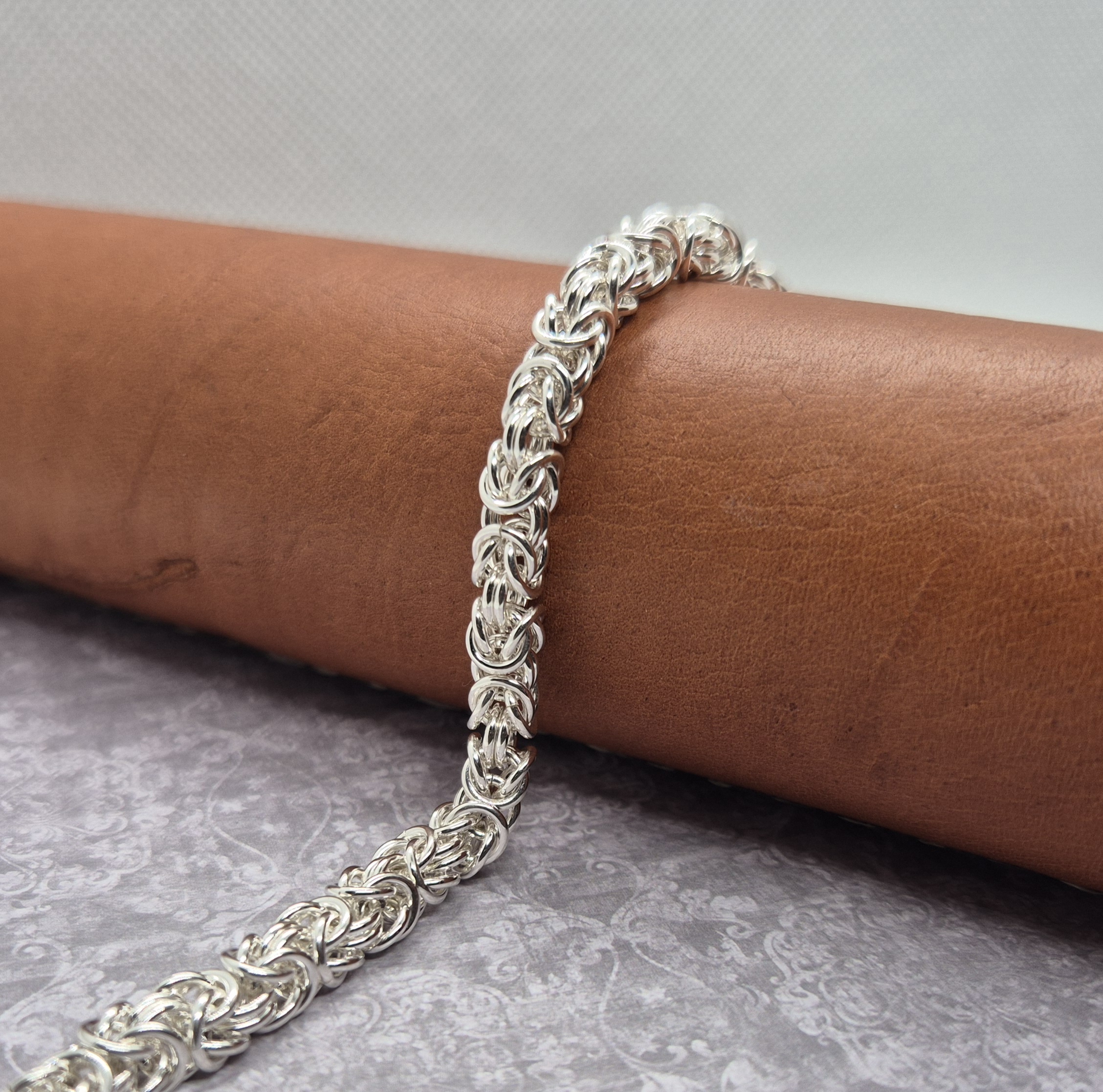 Kungakedja  5,5 mm - Silverarmband - 925 sterling silver