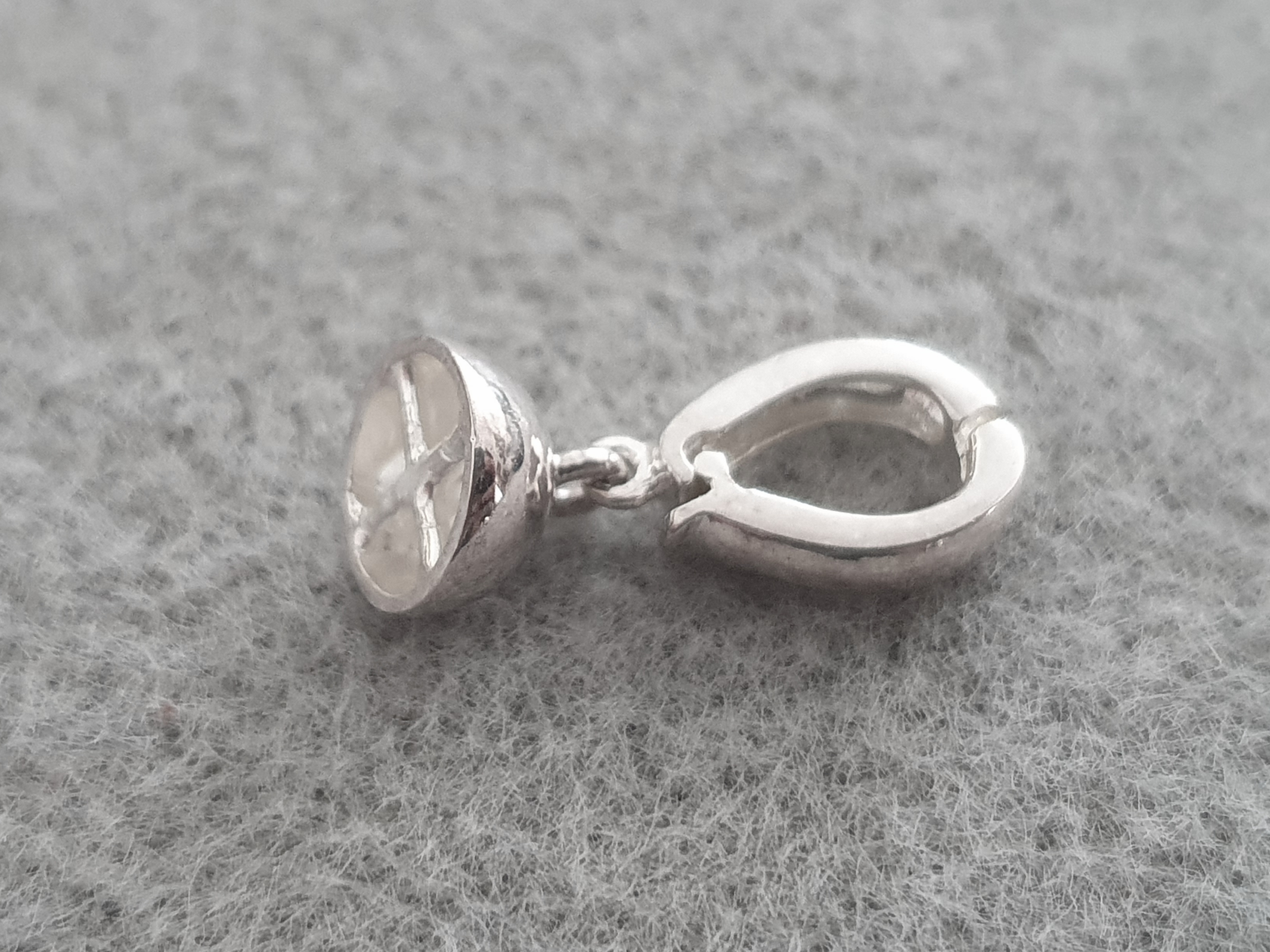 Tofskåpa, collierpåhäng 925-silver