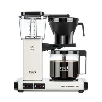 Moccamaster - Automatic - Vit - Kaffebryggare med automatiskt droppstopp