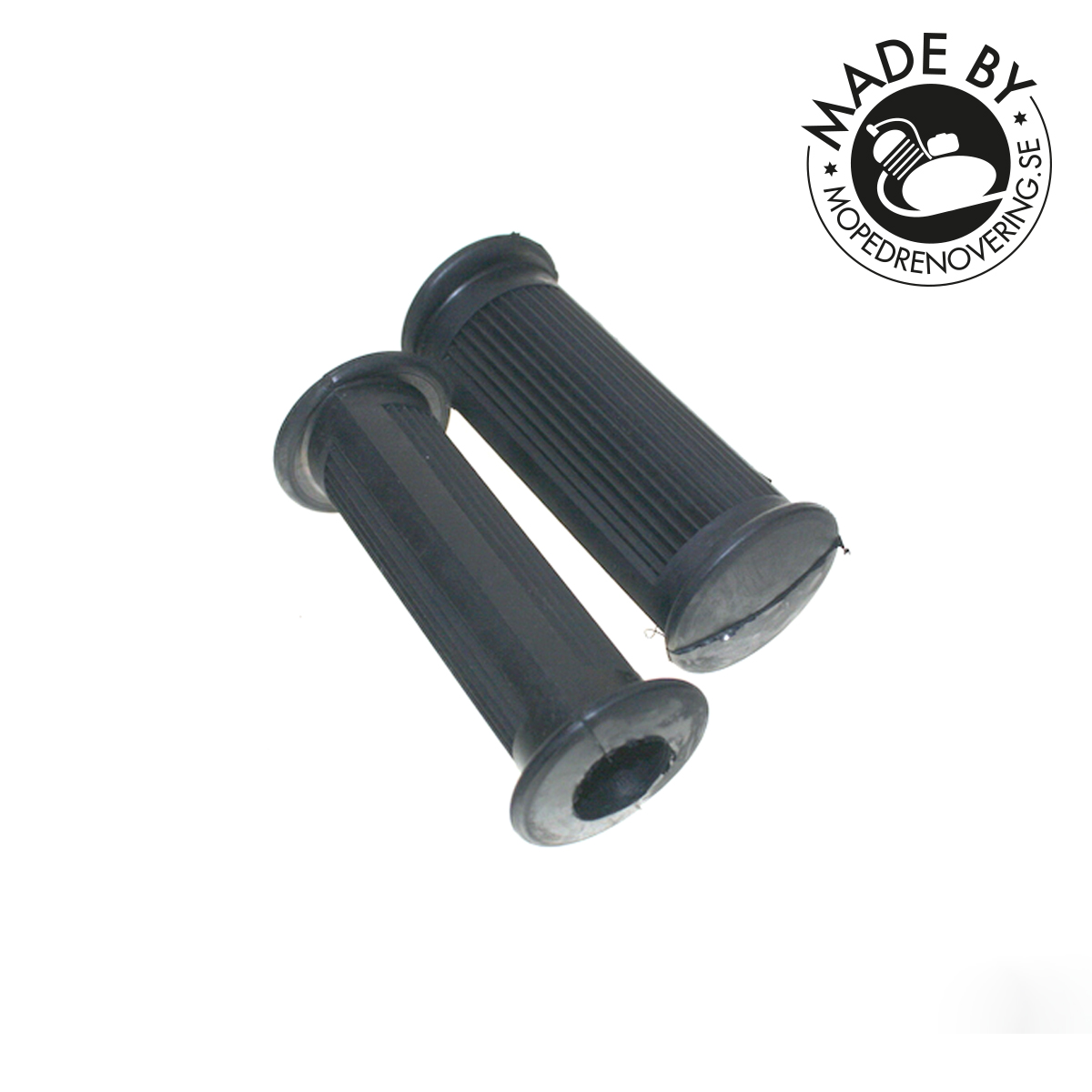 NV fodstøttegummi, model 38 23 mm hul. Fremstillet af knallertrenovering