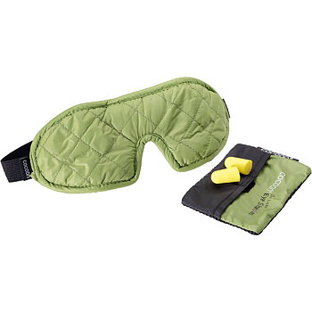 Sovmask + öronproppar - COCOON De Luxe Eye Shades Wasabi Green