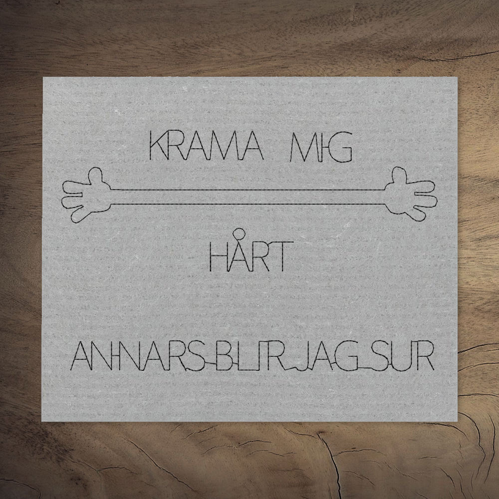 Disktrasa med brodyr - Krama mig hårt