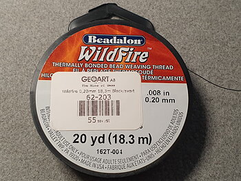 Wildfire 0,20mm 18,3m Black/svart