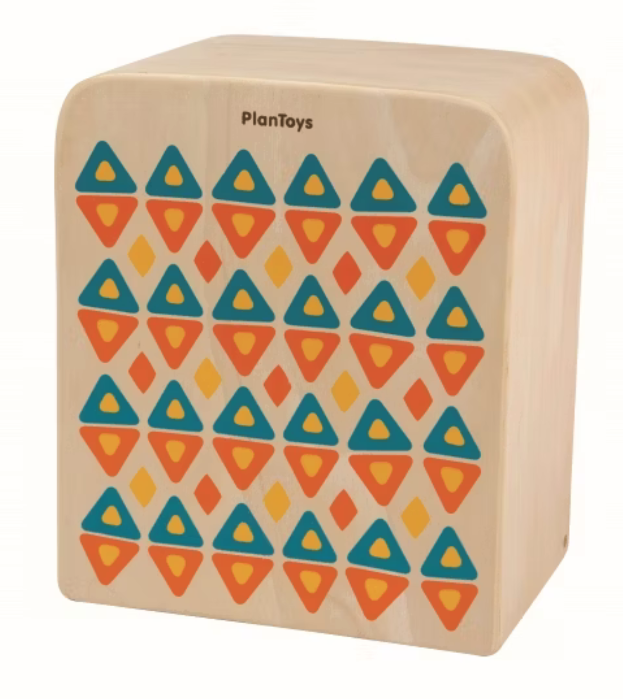 Cajón - handtrumma av trä att sitta på - musikleksak från Plantoys