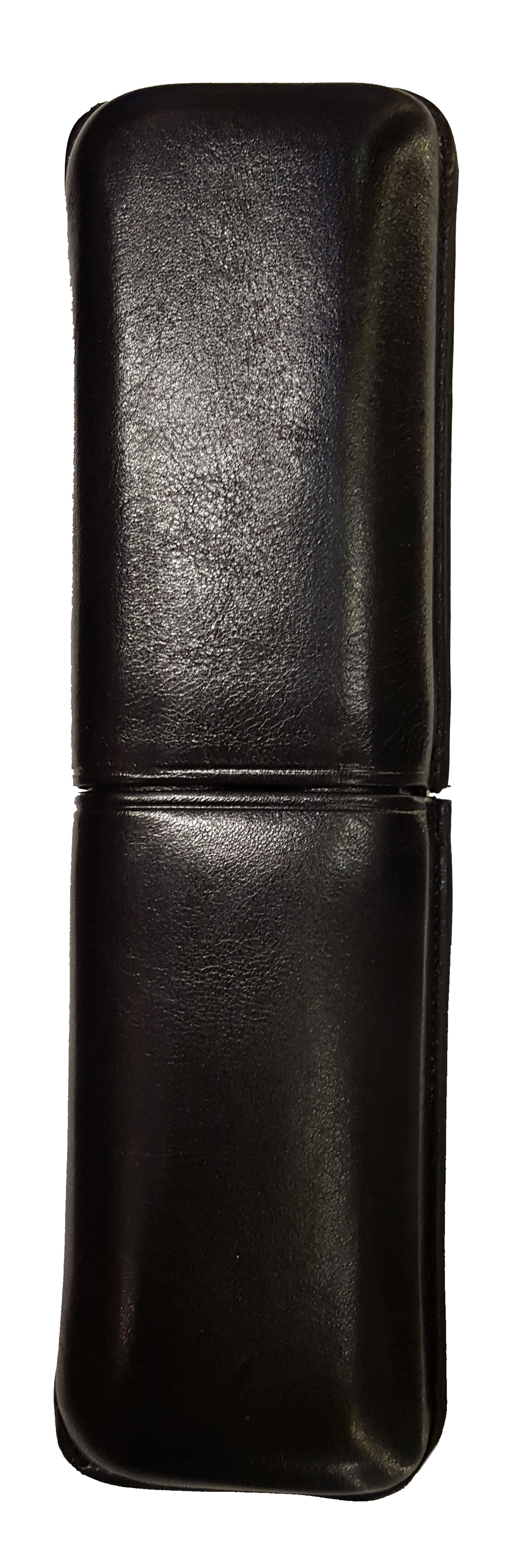 Vintage Läderfodral Rames 1 Svart för 2 Cigarrer