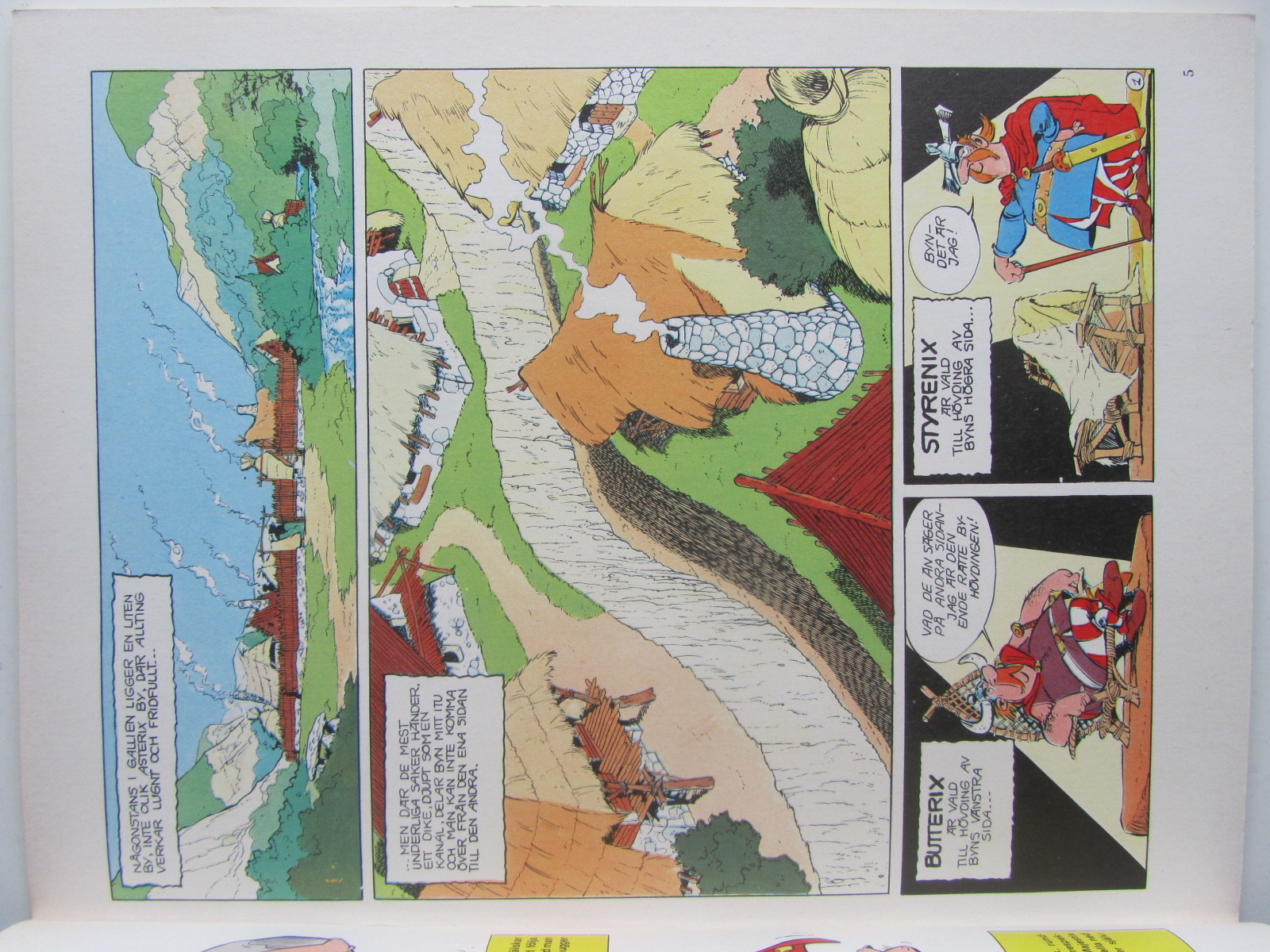 Asterix 25 Det stora bygrälet 1:a upplagan Fn - 3