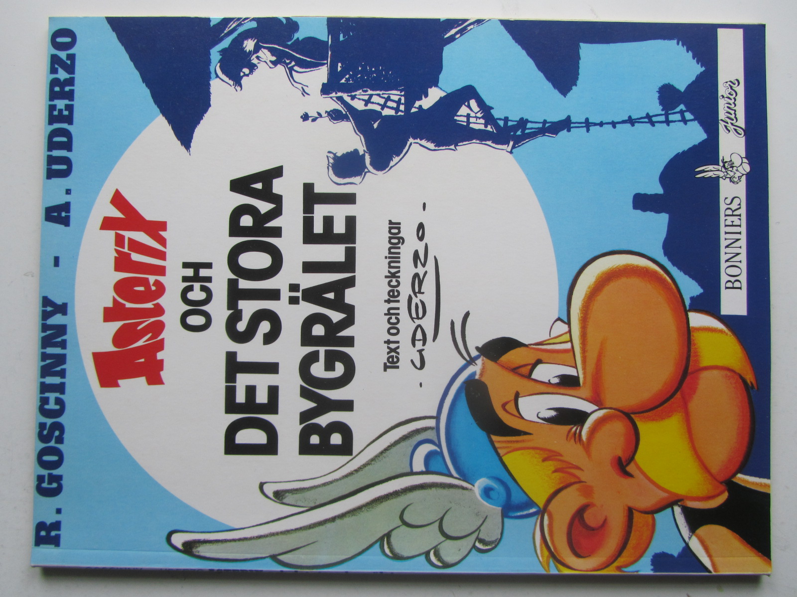 Asterix 25 Det stora bygrälet 1:a upplagan Fn