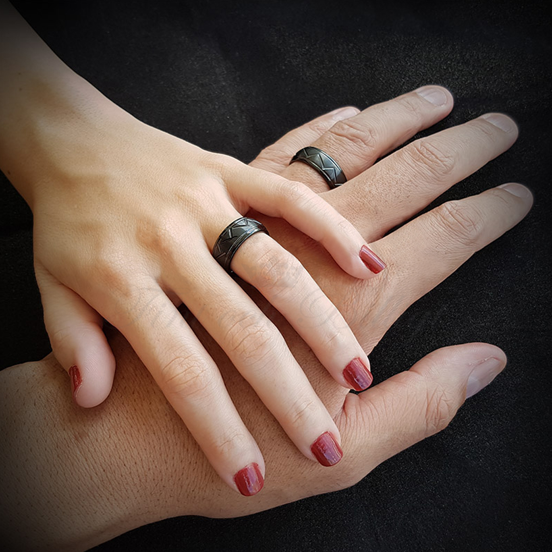 Ring - Tungsten Mattsvart - Livets Steg Black Edition - 3