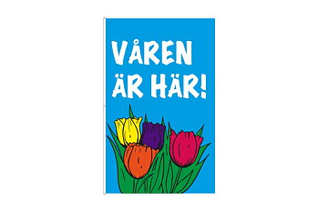 Våren flagga 240x150 cm