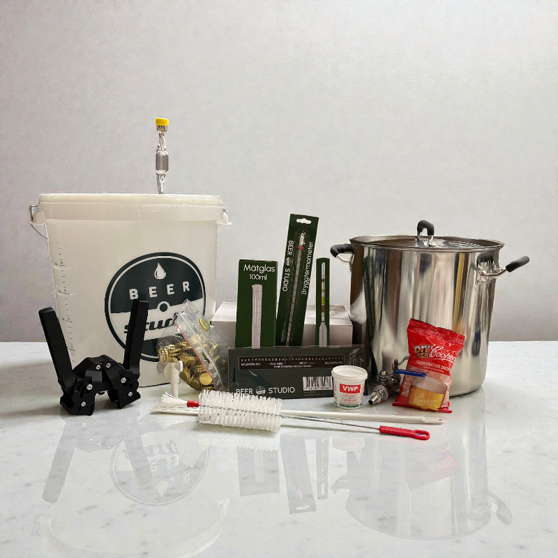 Bierbrauset mit Kessel (mit Zapfhahn) 20 L
