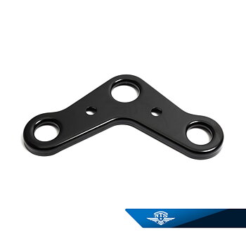Obere Platte Vordergabel Yamaha FS1, schwarz
