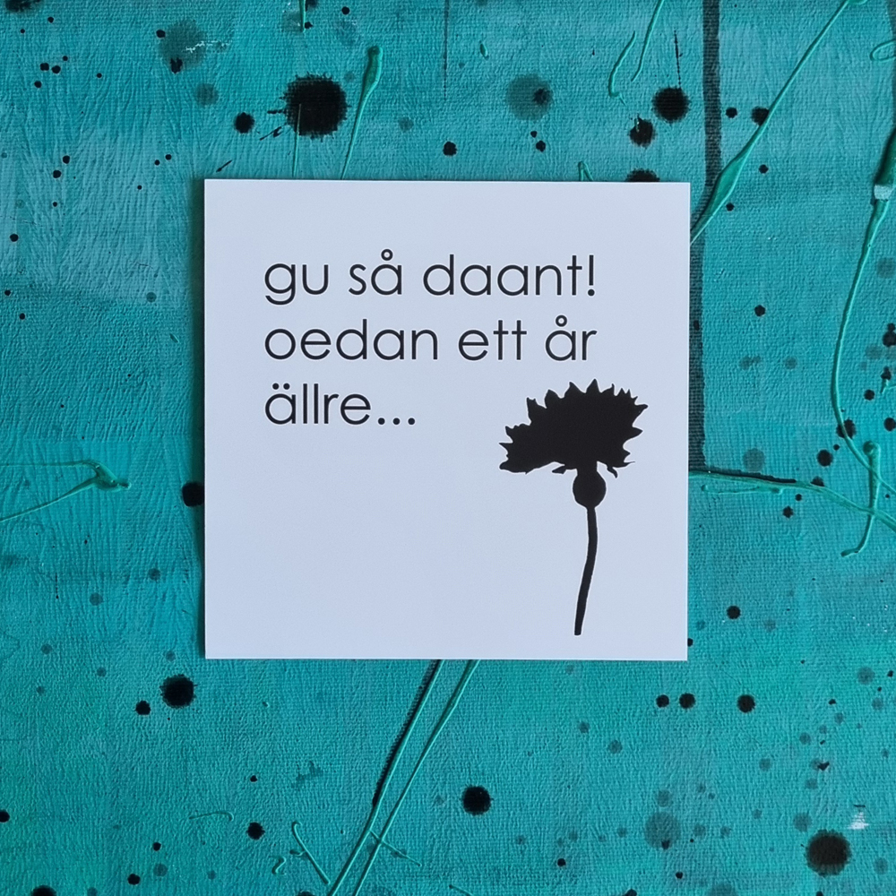 vykort GRATTIS 15x15 cm