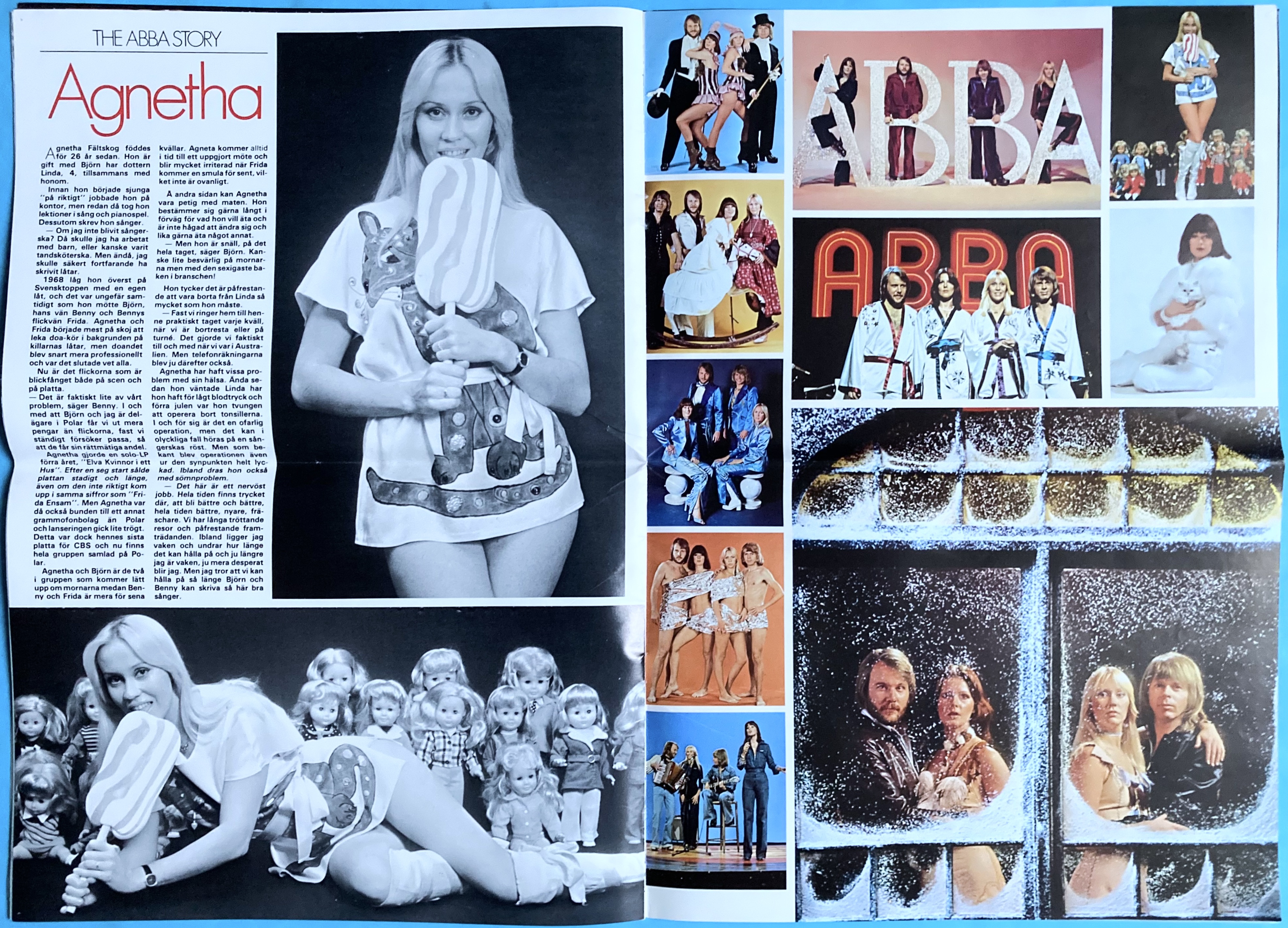 TIDNINGEN POSTER - Nr 2½ 1977 - ABBA special - 8