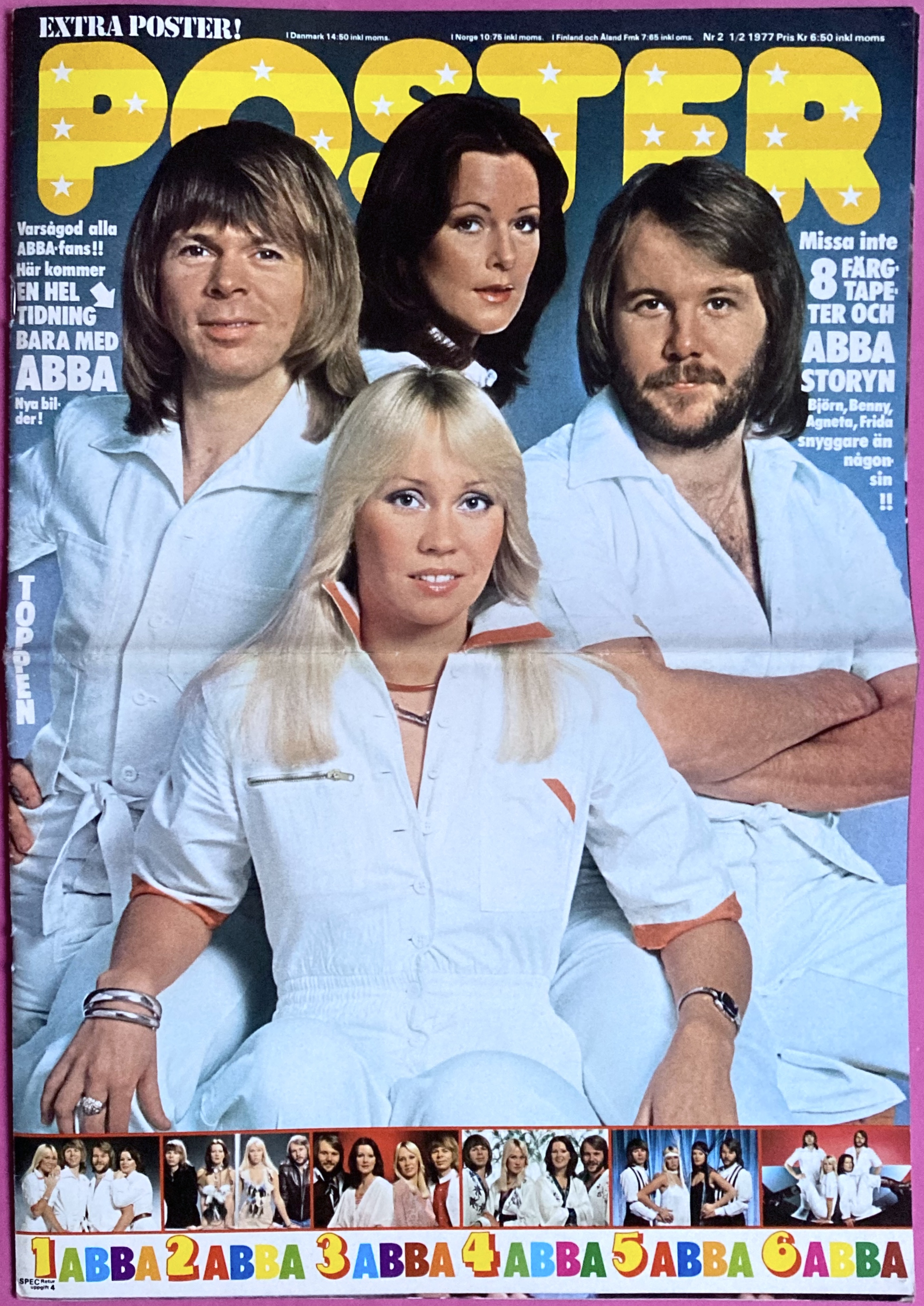 TIDNINGEN POSTER - Nr 2½ 1977 - ABBA special