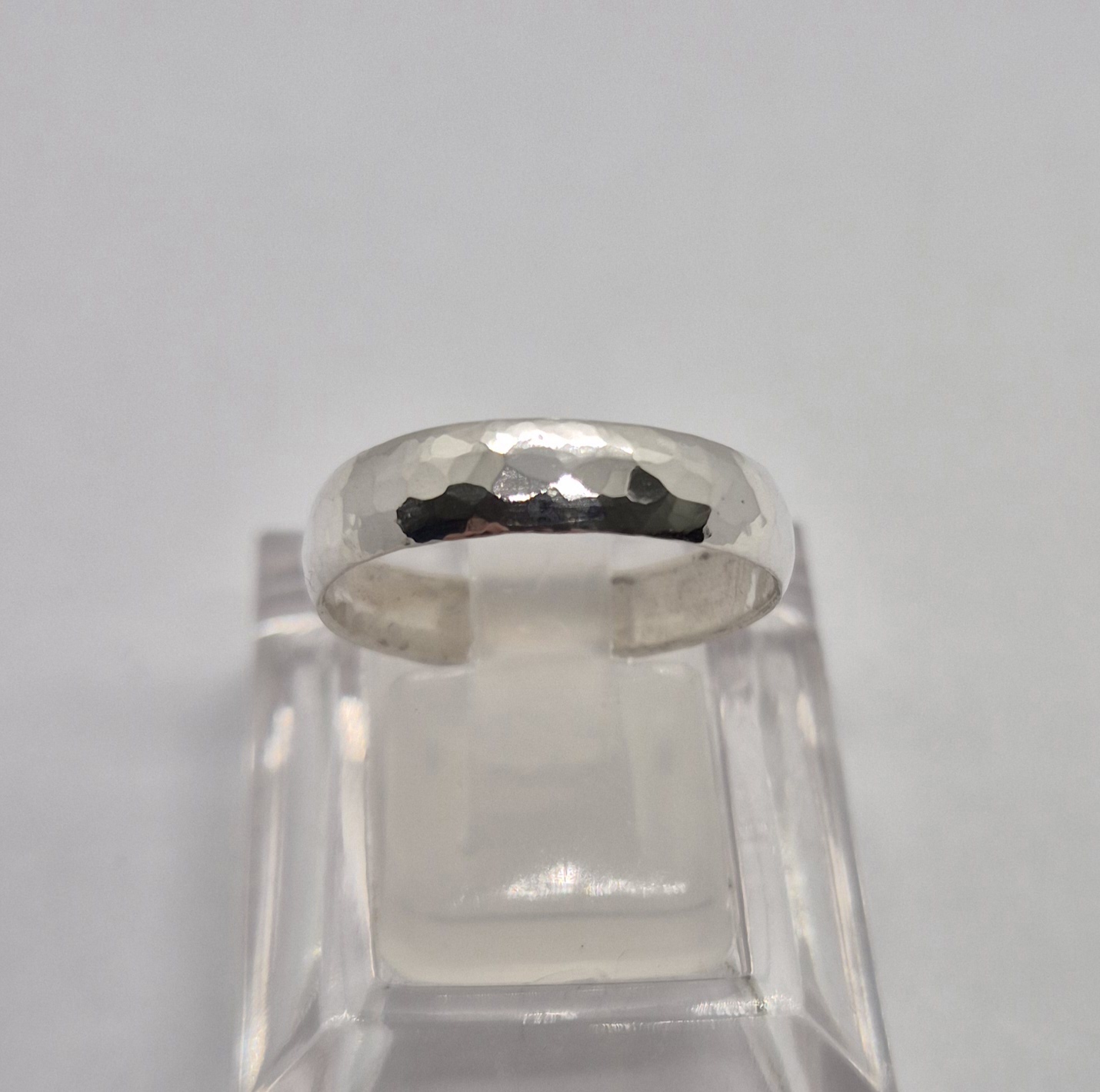 Hamrad ring 6 mm - 925 Sterling Silver