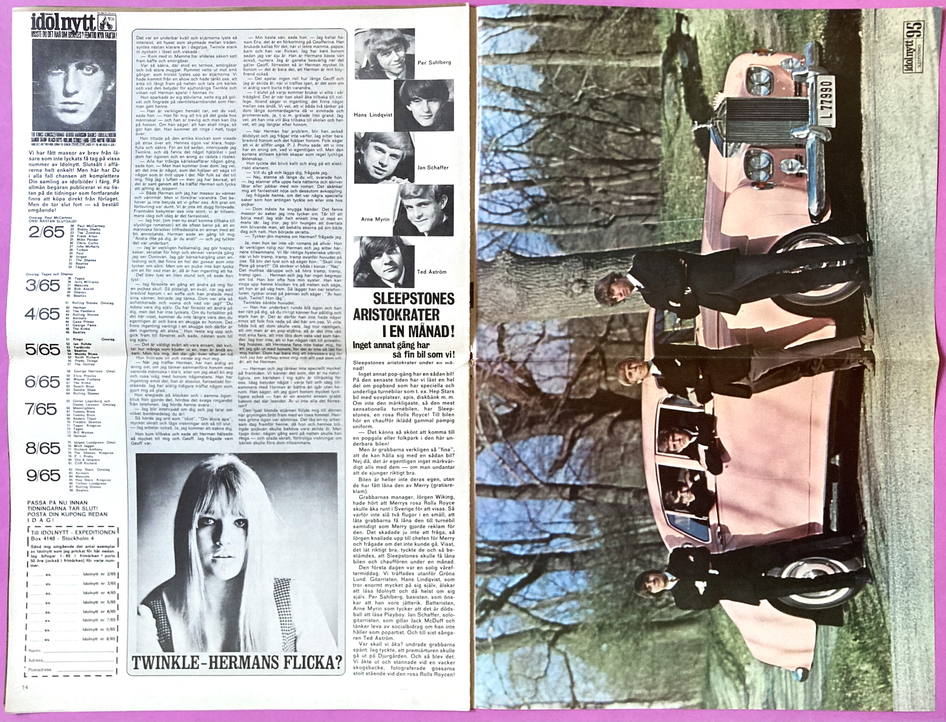 IDOLNYTT - Nr 10 1965  P.J. PROBY omslag - 8