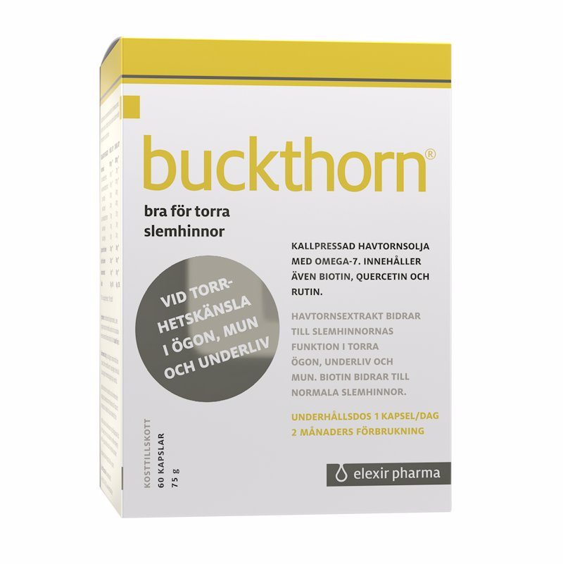 Buckthorne 1000mg 60 kapslar