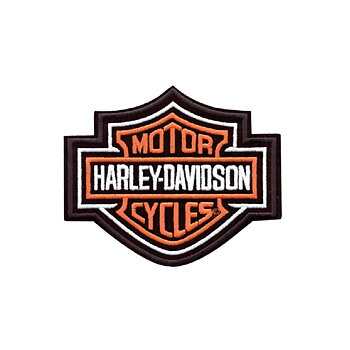 HD Bar & Shield Classic Colours Stickereiabzeichen Schmal (7x5,5 cm)