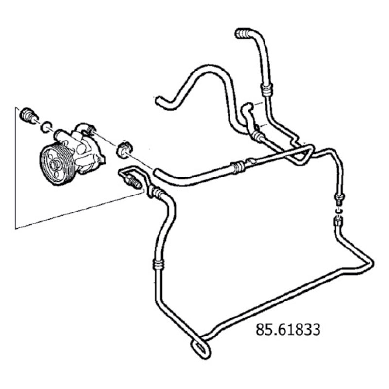 P/S hose 9-3 98-02 (16) - 3