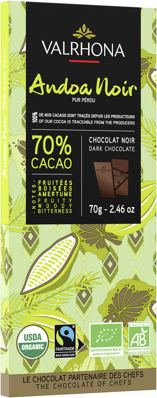 Valrhona Andoa Noir Fairtrade 70% Kakao