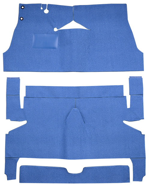 1955 - 1956 Cadillac Sedan de Ville Hardtop Carpet Pillerless Model - 2