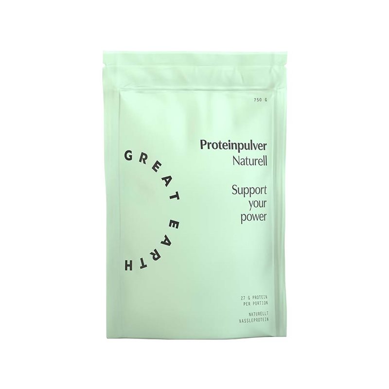 Proteinpulver Naturell 750g Great Earth