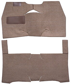 1949-1952 Chevrolet Styleline Deluxe 2DR Coupe/Sedan Bench Seat Carpet