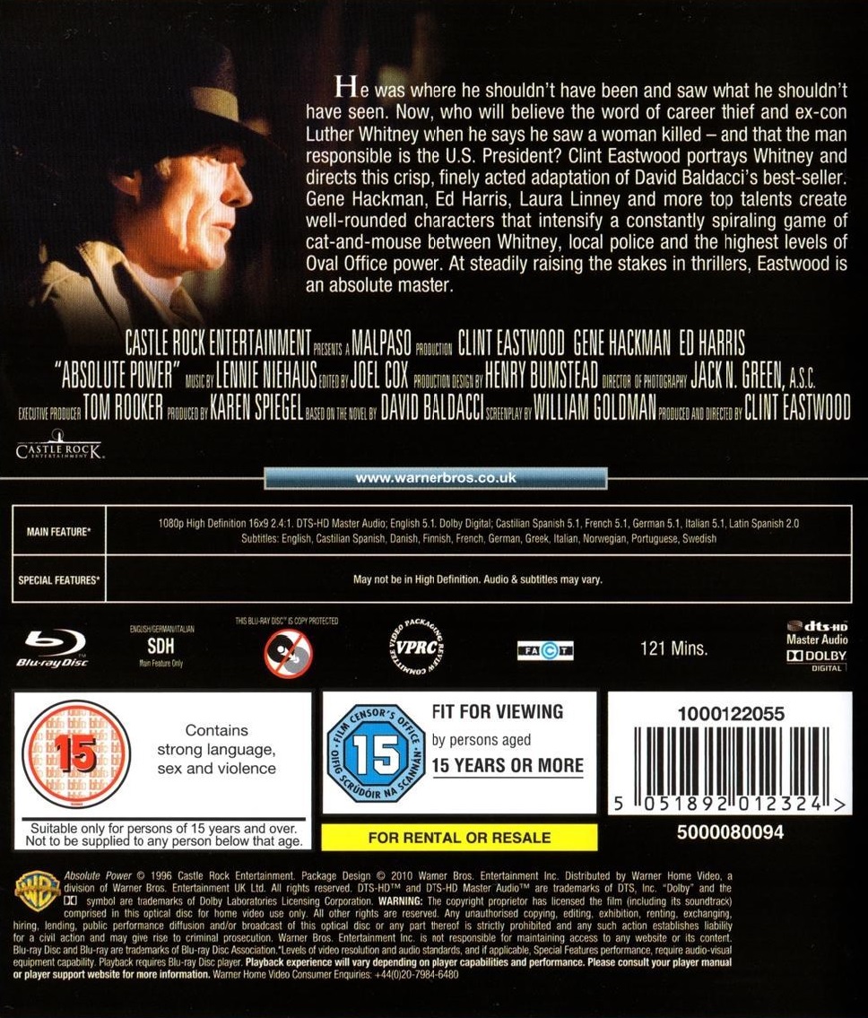 Absolute Power (Blu-ray) - 2
