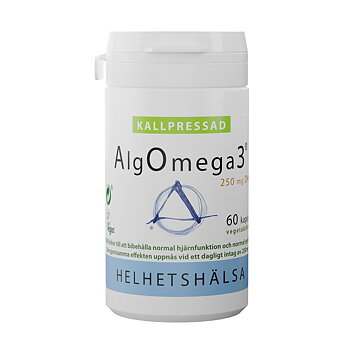 AlgOmega3 Kallpressad 60 kapslar Helhetshälsa
