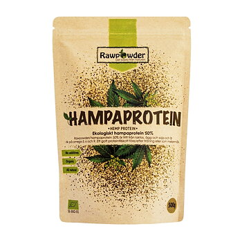 Hampaprotein 50% 500g Rawpowder