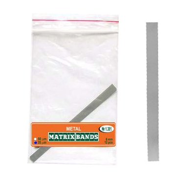 Matrisband Metallband, Rak 100/PK 7mm